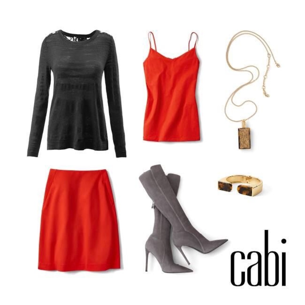 CABi Fiery skirt. Beautiful heavy knit. NWT - Picture 4 of 5